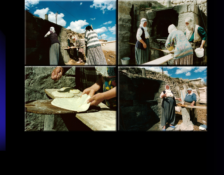 Each part of the Village had its own public oven that was frequently used for baking the traditional bread. Women would spend hours baking to provide the necessary bread for their family.