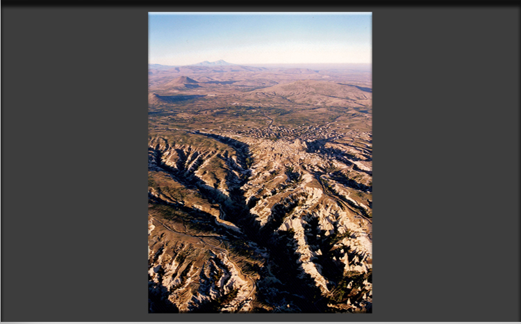 Cappadocia from above, View from the Balloon