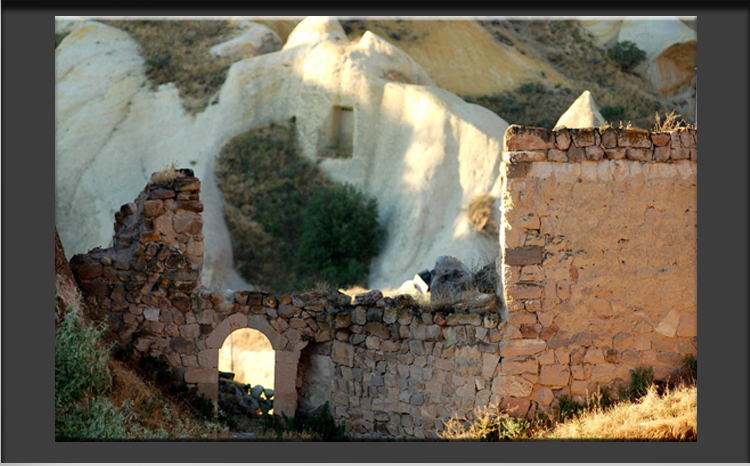 Cappadocia Uchisar Village, Gate in the Wall,  Pigeon Valley