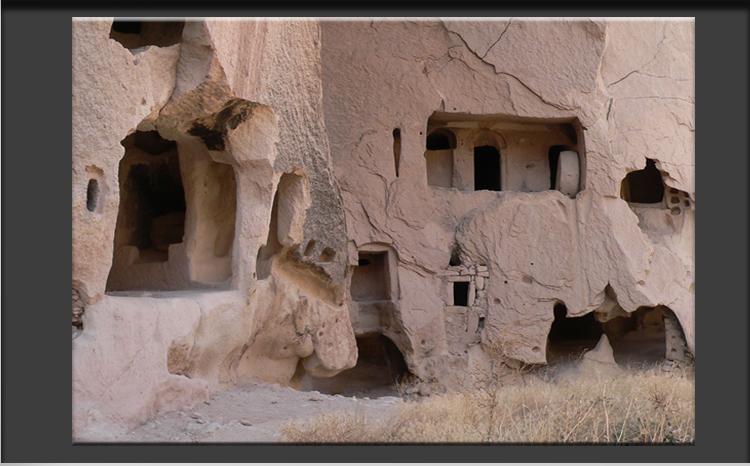 Cappadocia, Zelve Museum, Open Cave Floors of deserted Monastery