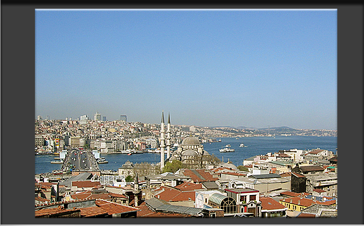 Bosporus View, Golden Horn with Galata Bridge and Yeni Cami