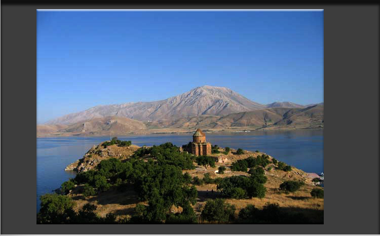 Ahtamar Church in Lake Van