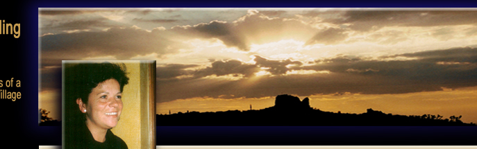 Sunset behind Castel of Uchisar (Kale), the highest point in Cappadocia.